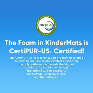 KinderMat Floor Disks/Seats, Story Time Cushions for School Or Home, 16" Wide by 2" Thick, 6 Pack with Yellow, Blue, Green, Purple, Orange, Red