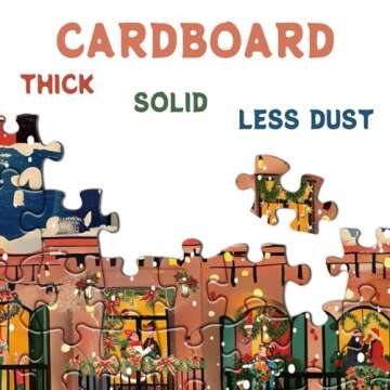 Christmas Winter Scene Puzzle 1000 Pieces for Adults