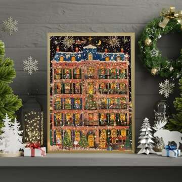 Christmas Winter Scene Puzzle 1000 Pieces for Adults