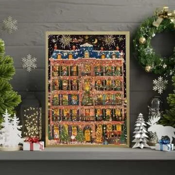 Christmas Winter Scene Puzzle 1000 Pieces for Adults