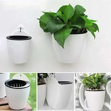 Stylish Self-Watering Planters for Herbs and Flowers