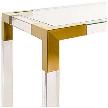 SAFAVIEH Couture Collection Arverne Bronze Acrylic Console
