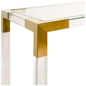 SAFAVIEH Couture Collection Arverne Bronze Acrylic Console