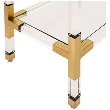 SAFAVIEH Couture Collection Arverne Bronze Acrylic Console