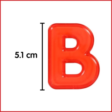 edxeducation Transparent Letters and Numbers for Learning