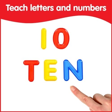 edxeducation Transparent Letters and Numbers for Learning