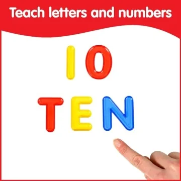 edxeducation Transparent Letters and Numbers for Learning