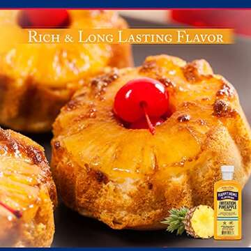 Happy Home Imitation Pineapple Flavoring, Certified Kosher, 7 oz.