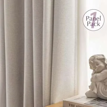 Jinchan Blackout Curtain for Modern Home Decor
