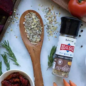 Redmond Real Sea Salt Grinder with Garlic and Pepper