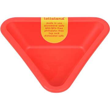 Lollaland - Unbreakable, Toddler Dipping Cup , Microwave Safe, Dishwasher Safe Small, Plastic, Pinch bowl, Sauce Dish, 7 Piece, Condiment Tray Set