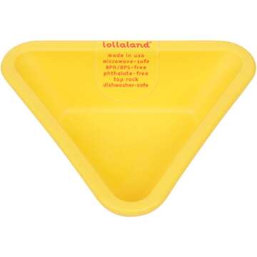 Lollaland - Unbreakable, Toddler Dipping Cup , Microwave Safe, Dishwasher Safe Small, Plastic, Pinch bowl, Sauce Dish, 7 Piece, Condiment Tray Set