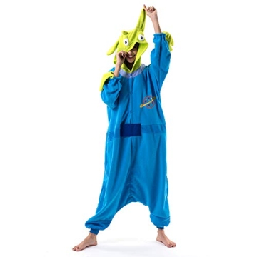 Unisex Alien Onesie Pajamas for Cosplay and Comfort