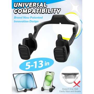 Easter Basket Stuffers for Teens Boys Men Adults Gifts for Kids: Tablet Stand Thumbs Up Lazy Cell Ph...