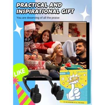 Easter Basket Stuffers for Teens Boys Men Adults Gifts for Kids: Tablet Stand Thumbs Up Lazy Cell Phone Stand Holder for Desk Funny Birthday Gifts for Women Dad Husband Guys Ideas Who Have Everything