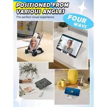 Easter Basket Stuffers for Teens Boys Men Adults Gifts for Kids: Tablet Stand Thumbs Up Lazy Cell Phone Stand Holder for Desk Funny Birthday Gifts for Women Dad Husband Guys Ideas Who Have Everything