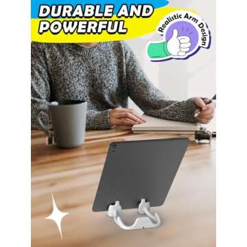 Easter Basket Stuffers for Teens Boys Men Adults Gifts for Kids: Tablet Stand Thumbs Up Lazy Cell Phone Stand Holder for Desk Funny Birthday Gifts for Women Dad Husband Guys Ideas Who Have Everything