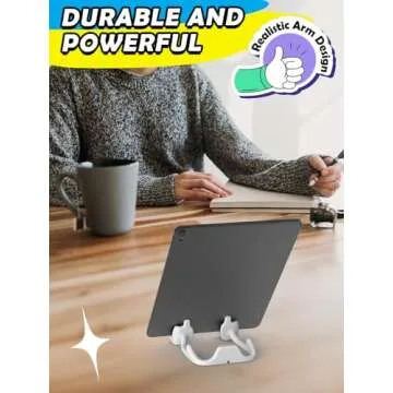 Easter Basket Stuffers for Teens Boys Men Adults Gifts for Kids: Tablet Stand Thumbs Up Lazy Cell Phone Stand Holder for Desk Funny Birthday Gifts for Women Dad Husband Guys Ideas Who Have Everything