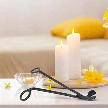 Saiveina Candle Wick Trimmer Wick Clipper Wick Cutter Wick Scissor