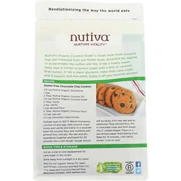 Nutiva, Coconut Sugar Organic Gluten Free, 16 Ounce