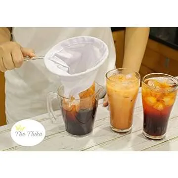 Traditional Thai 5.3" Coffee/Tea Filter - Reusable