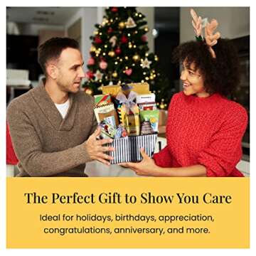 Broadway Basketeers Sweets and Chocolate Gift Basket, Gourmet Gifts with Nuts for Women, Families, C...