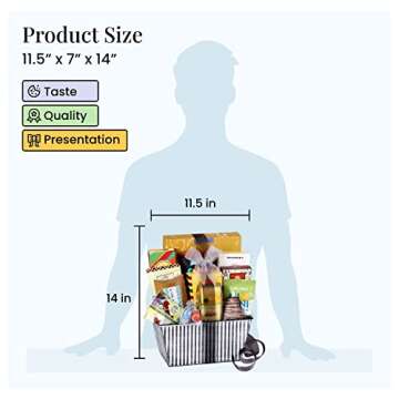 Broadway Basketeers Sweets and Chocolate Gift Basket, Gourmet Gifts with Nuts for Women, Families, College, Congratulations, Appreciation, Valentines Day Delivery, Corporate, Thank You, Get Well.