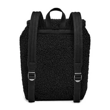 UGG Women's Inara Backpack Sherpa Backpack, Black, One Size