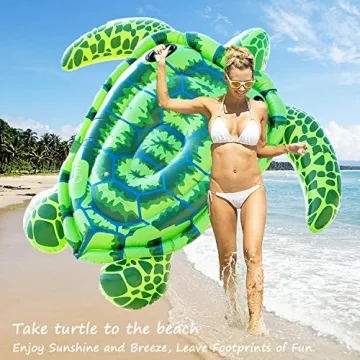 Giant Turtle Pool Float for Family Fun in the Sun