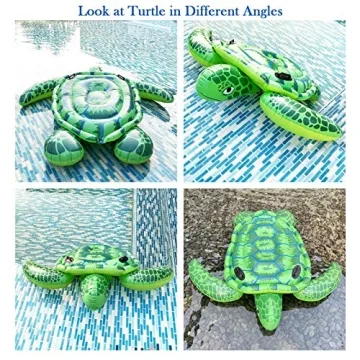 Giant Turtle Pool Float for Family Fun in the Sun