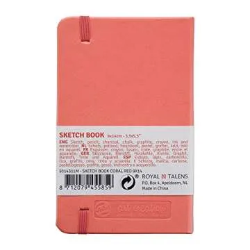 Royal Talens Art Creation Sketchbook in Coral Red