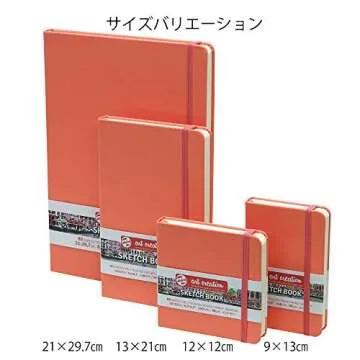 Royal Talens Art Creation Sketchbook in Coral Red
