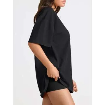 Trendy Queen Women's Oversized Summer T-Shirts Comfortable Wear