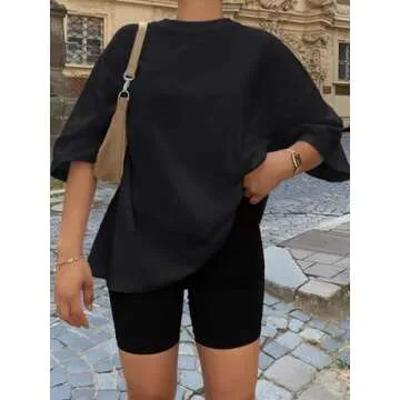 Trendy Queen Women's Oversized Summer T-Shirts Comfortable Wear