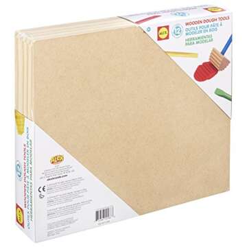 Alex Art Wooden Dough Tools Set Kids Art and Craft Activity