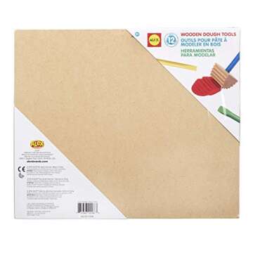 Alex Art Wooden Dough Tools Set Kids Art and Craft Activity