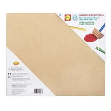 Alex Art Wooden Dough Tools Set for Creative Kids