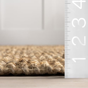 nuLOOM 5x8 Jute Rug - Natural Fiber Beauty for Home Decor