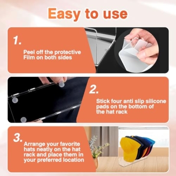 Stylish Hat Stand for Baseball Caps – No Assembly Required