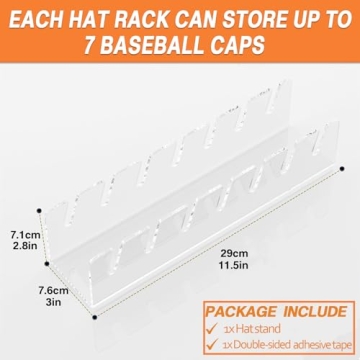 Stylish Hat Stand for Baseball Caps – No Assembly Required