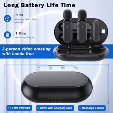 Wireless Lavalier Mic for YouTube and TikTok