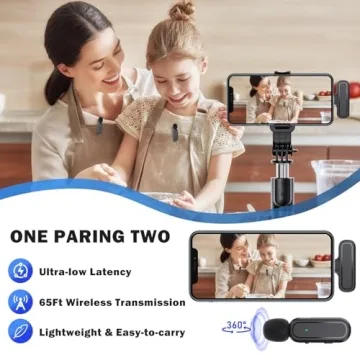 Wireless Lavalier Mic for YouTube and TikTok