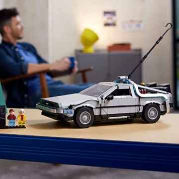 LEGO Icons Back to the Future Time Machine Building Set