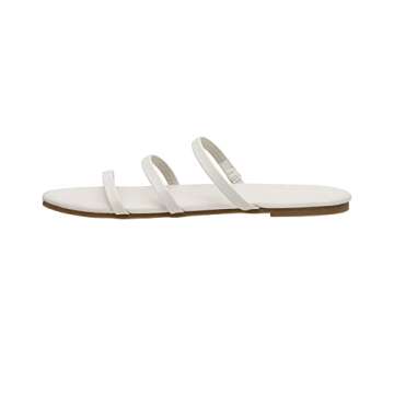 CUSHIONAIRE Capri Slide Flip Flop Sandal - Comfort & Style