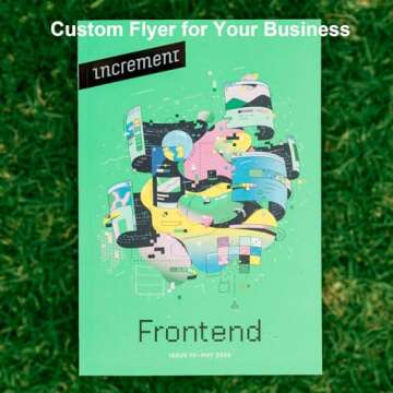 Custom Flyers for Small Business, 30-200 pcs, 8 Szies, Upload Your Design or Image (4 * 6 inches)