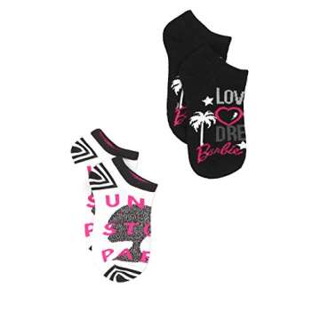 Barbie Doll Girls Womens 6 Pack Socks – Fun Fashion for All