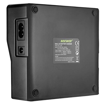 Compact Neewer Dual-Channel Battery Charger for Sony Devices