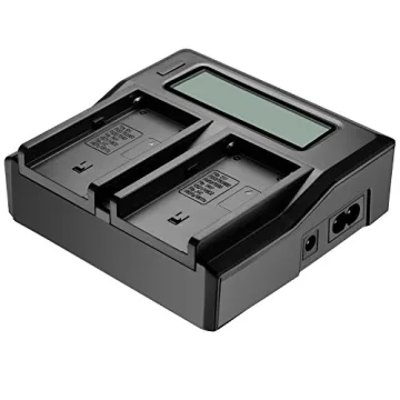 Compact Neewer Dual-Channel Battery Charger for Sony Devices