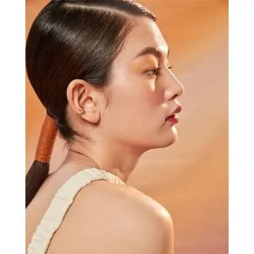 HINCE Mood Enhancer Water Liquid Glow - Non-Sticky & Waterproof Lip Stain for Women - Long Wearing Lip Gloss for Natural and Glass Glow - Moisturizing Liquid Makeup, 0.16 fl.oz. (HARMONIOUS)