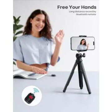 Lamicall 3 in 1 Flexible Tripod for iPhone & Cameras